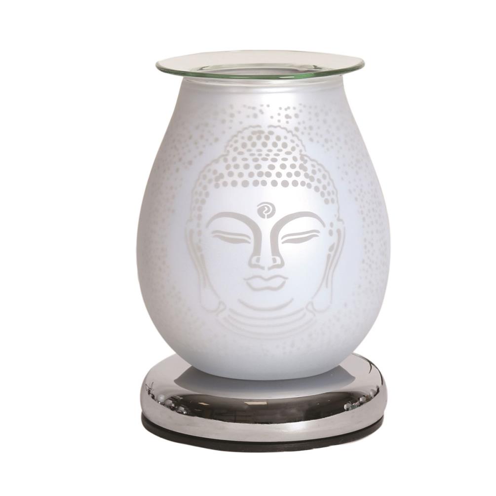 Aroma Buddha White Satin 3D Electric Wax Melt Warmer Extra Image 1